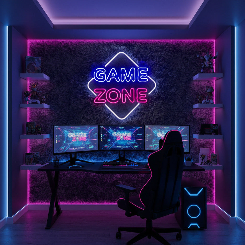 Enseigne Lumineuse pour Salle des Jeux
