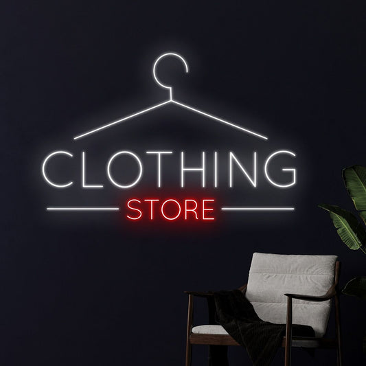 Enseigne Lumineuse pour Boutique de Vetement