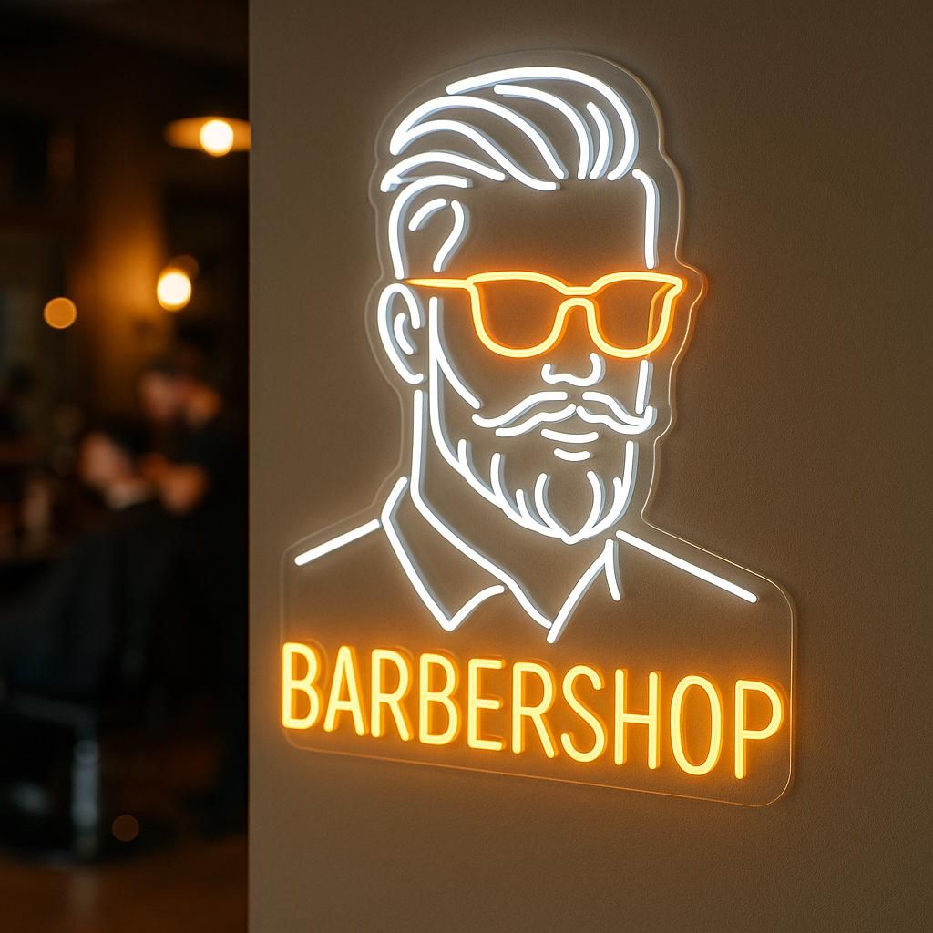 Enseigne Lumineuse pour Salle de Coiffure