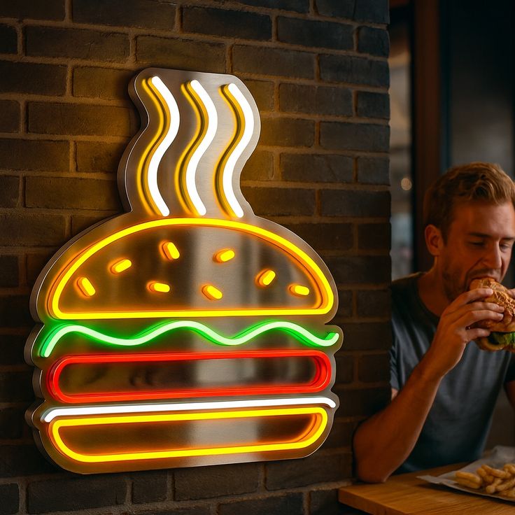 Enseigne Lumineuse pour Restaurant