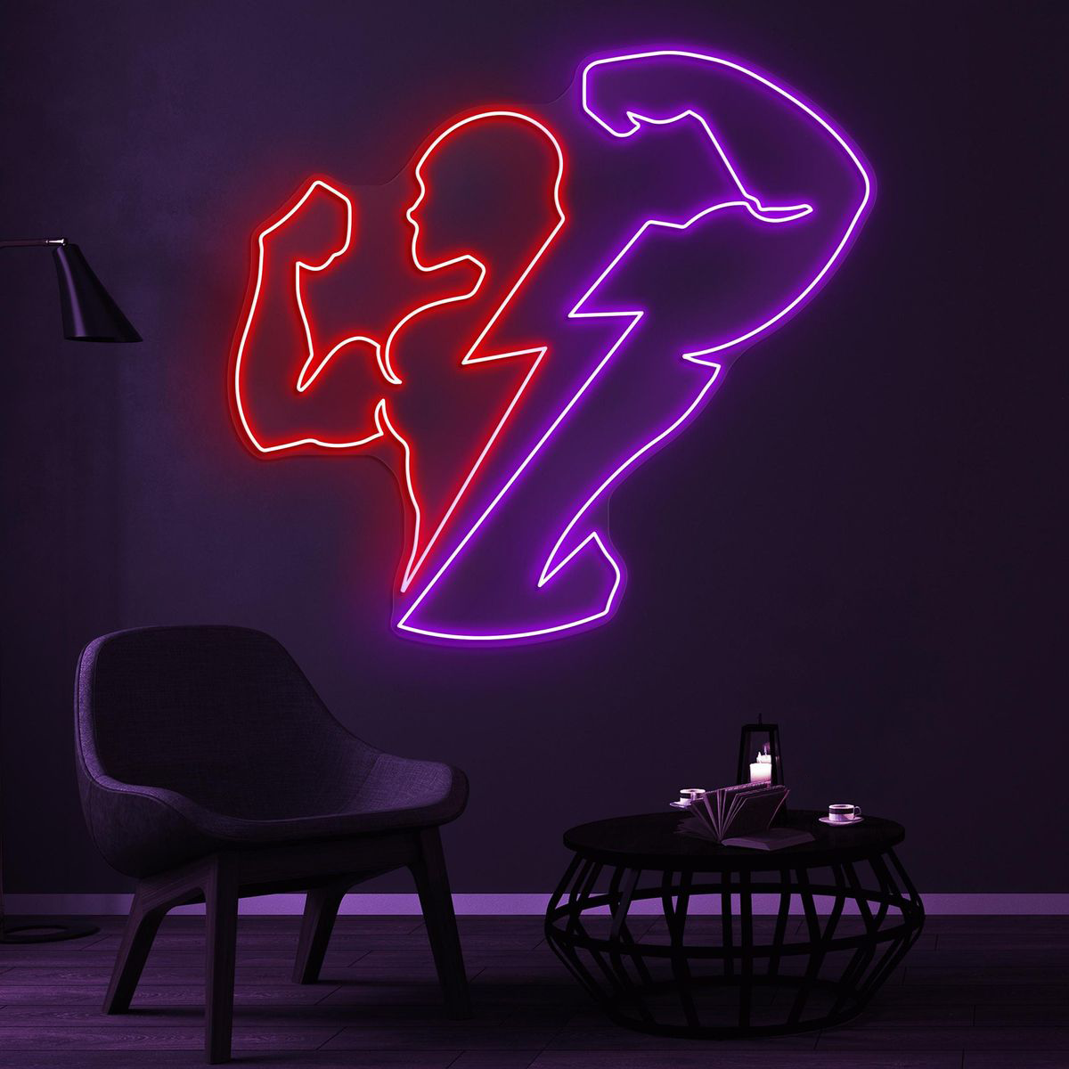 Enseigne Lumineuse pour Salle de Sport