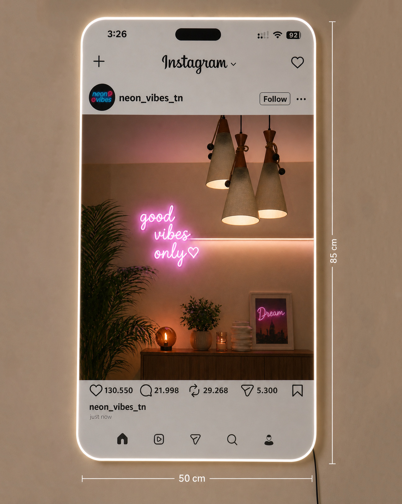 Miroir Instagrammable