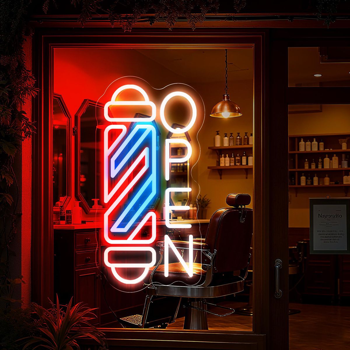 Enseigne Lumineuse pour Salle de Coiffure