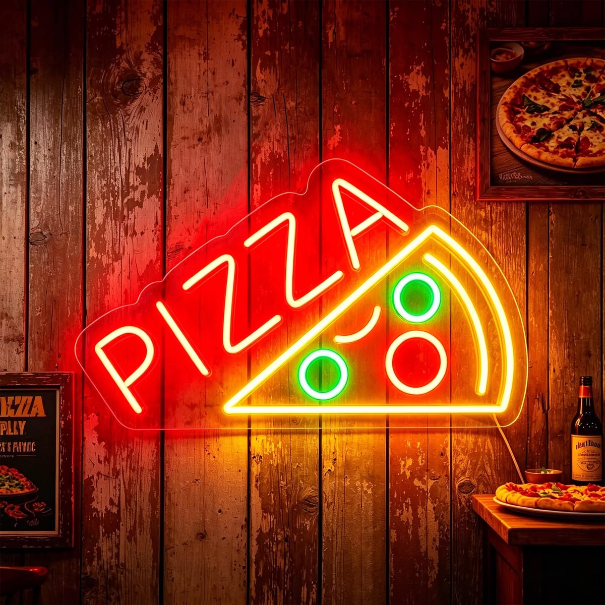 Enseigne Lumineuse pour Pizzeria